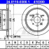 Brzdový kotouč ATE 24.0110-0300 (AT 410300) - KIA