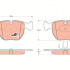 Sada brzdových destiček TRW GDB1261 - BMW 7