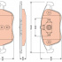 Sada brzdových destiček TRW GDB1788 - RENAULT LAGUNA III 08-