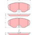 Sada brzdových destiček TRW GDB3273 - NISSAN MAXIMA