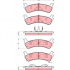 Sada brzdových destiček TRW GDB4123 - FORD EXPLORER 96-