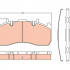 Sada brzdových destiček TRW GDB5102