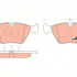 Sada brzdových destiček TRW GDB916 - BMW 5