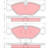 Sada brzdových destiček TRW GDB969 - SAAB 9000
