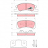 Sada brzdových destiček TRW GDB3358 - DAIHATSU CUORE