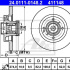Brzdový kotouč ATE 24.0111-0148 (AT 411148) - RENAULT
