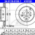 Brzdový kotouč ATE 24.0118-0150 (AT 418150)