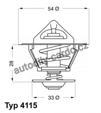 Termostat WAHLER (WH 4115.92D)