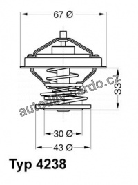 Termostat WAHLER (WH 4238.92D)