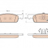 Sada brzdových destiček TRW GDB2016