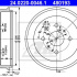 Brzdový buben ATE 24.0220-0046 (AT 480193) - CITROËN