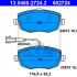 Sada brzdových destiček ATE 13.0460-2724 (AT 602724) - LANCIA