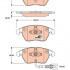 Sada brzdových destiček TRW GDB1807 -