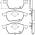 Sada brzdových destiček BREMBO P85060 - FORD, SEAT, VW