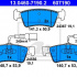 Sada brzdových destiček ATE 13.0460-7190 (AT 607190) - VW