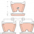 Sada brzdových destiček TRW GDB1688 - AUDI A4, RS4 QUATTRO