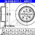 Brzdový kotouč ATE 24.0109-0111 (AT 409111) - HONDA