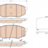 Sada brzdových destiček TRW GDB3553