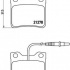 Sada brzdových destiček BREMBO P61038 - PEUGEOT