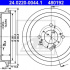 Brzdový buben ATE 24.0220-0044 (AT 480192) - SUZUKI