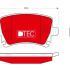 Sada brzdových destiček TRW GDB1622DTE - VW PASSAT, AUDI A3