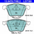 Sada brzdových destiček ATE Ceramic 13.0470-7188 (AT LD7188) - Volvo