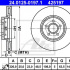 Brzdový kotouč ATE 24.0125-0197 (AT 425197)
