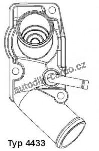 Termostat WAHLER (WH 4433.92D)