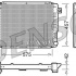 Chladič motoru DENSO (DE DRM05050)