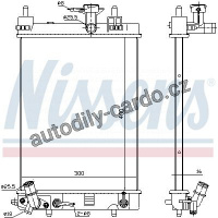 Chladič motoru NISSENS 617553