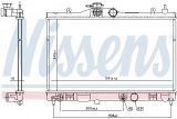 Chladič motoru NISSENS 68794