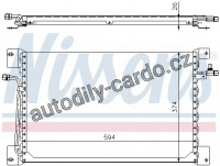 Chladič klimatizace NISSENS 94177