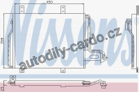 Chladič klimatizace NISSENS 94239