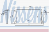 Chladič klimatizace NISSENS 94699