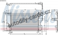 Chladič klimatizace NISSENS 94845