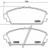 Sada brzdových destiček BREMBO P28031 - HONDA