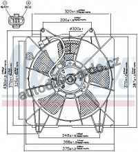 Ventilátor chladiče NISSENS 85033