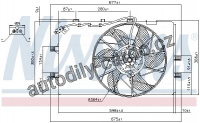 Ventilátor chladiče NISSENS 85079