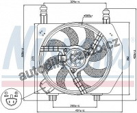 Ventilátor chladiče NISSENS 85171