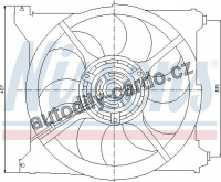 Ventilátor chladiče NISSENS 85265