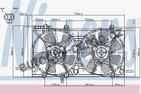 Ventilátor chladiče NISSENS 85285