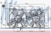 Ventilátor chladiče NISSENS 85286