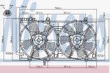 Ventilátor chladiče NISSENS 85286