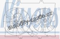 Ventilátor chladiče NISSENS 85446