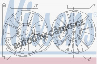 Ventilátor chladiče NISSENS 85486