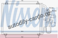 Chladič klimatizace NISSENS 94441