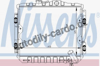 Chladič motoru NISSENS 62824
