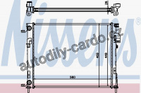 Chladič motoru NISSENS 63025