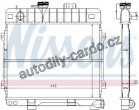 Chladič motoru NISSENS 60678