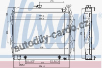 Chladič motoru NISSENS 69469